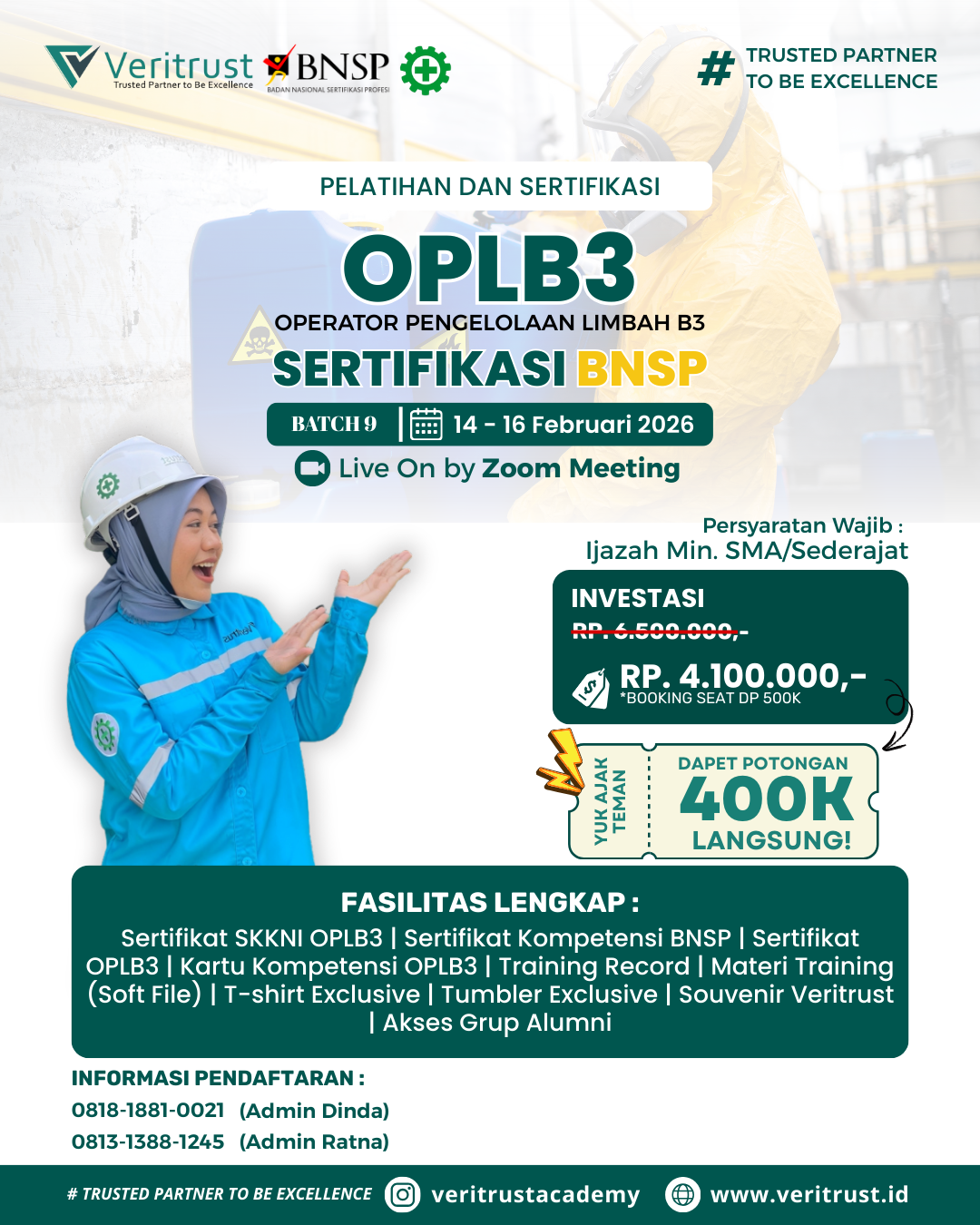 Pelatihan OPLB3 Termurah