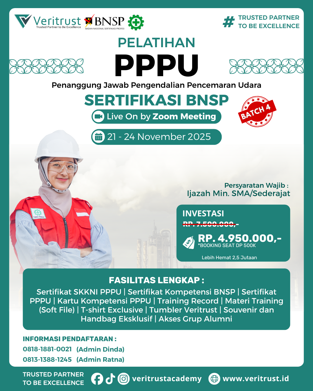 Pelatihan PPPU Sertifikasi BNSP