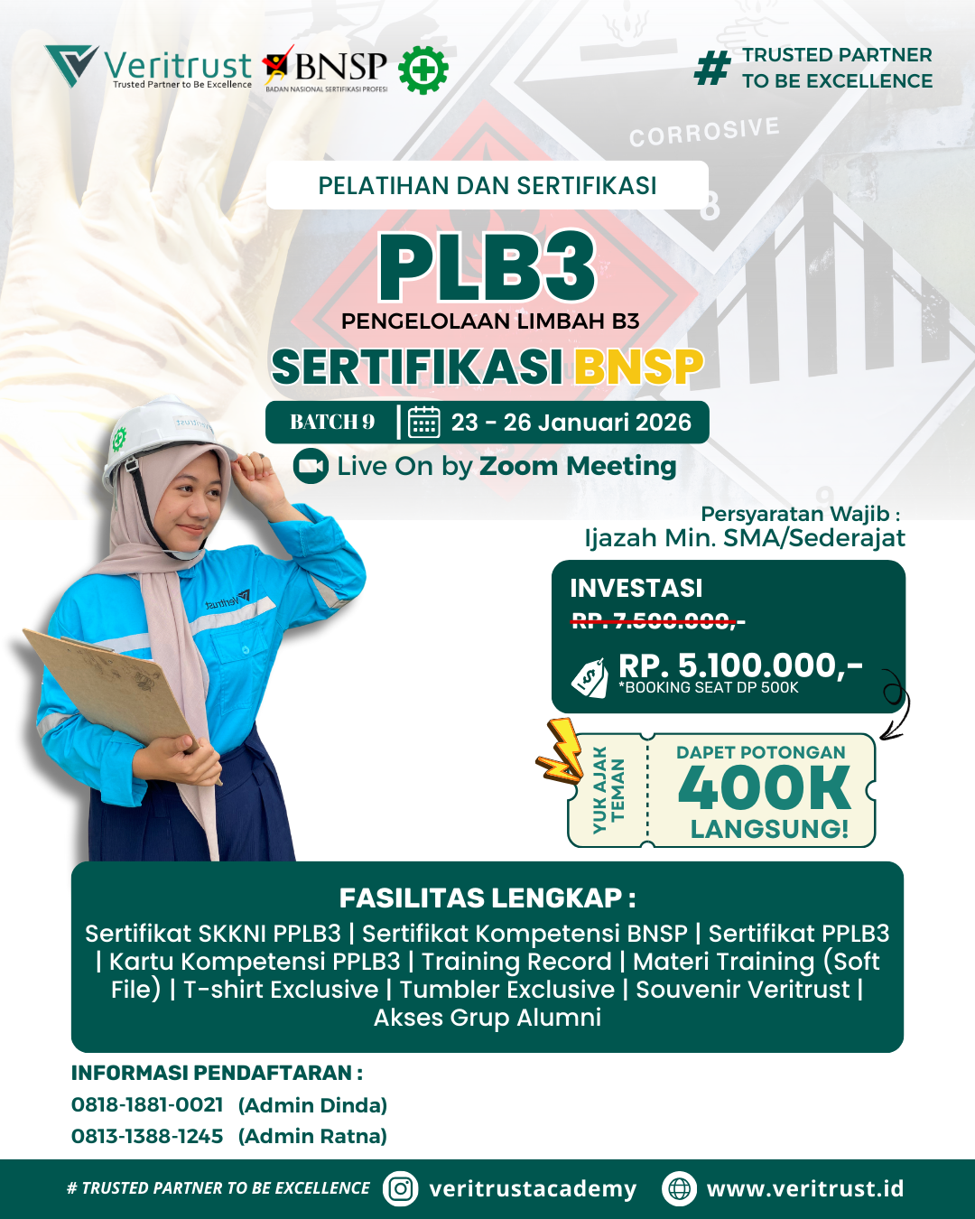 Pelatihan PLB3 Termurah