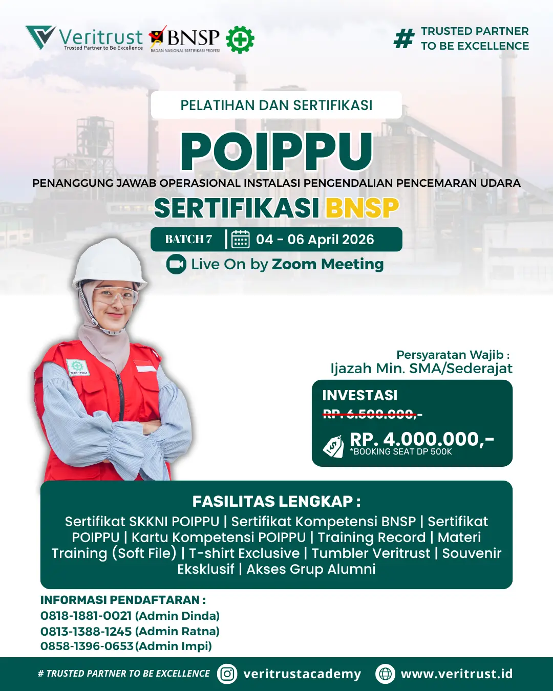 Pelatihan POIPPU BNSP Termurah