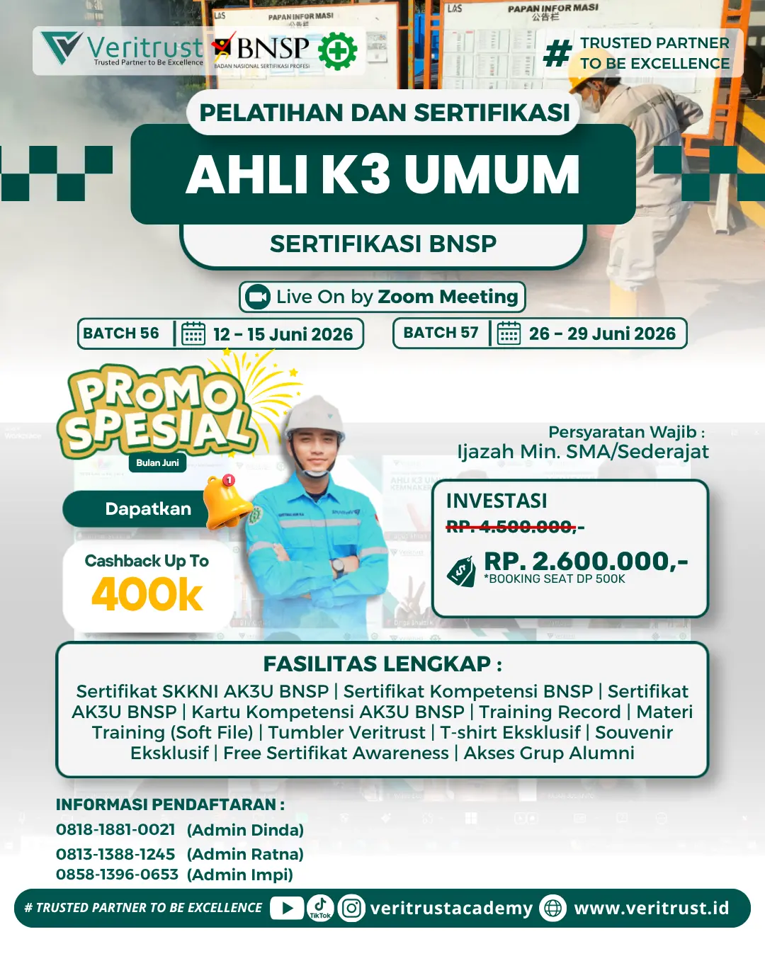 AK3U BNSP Termurah Seindonesia