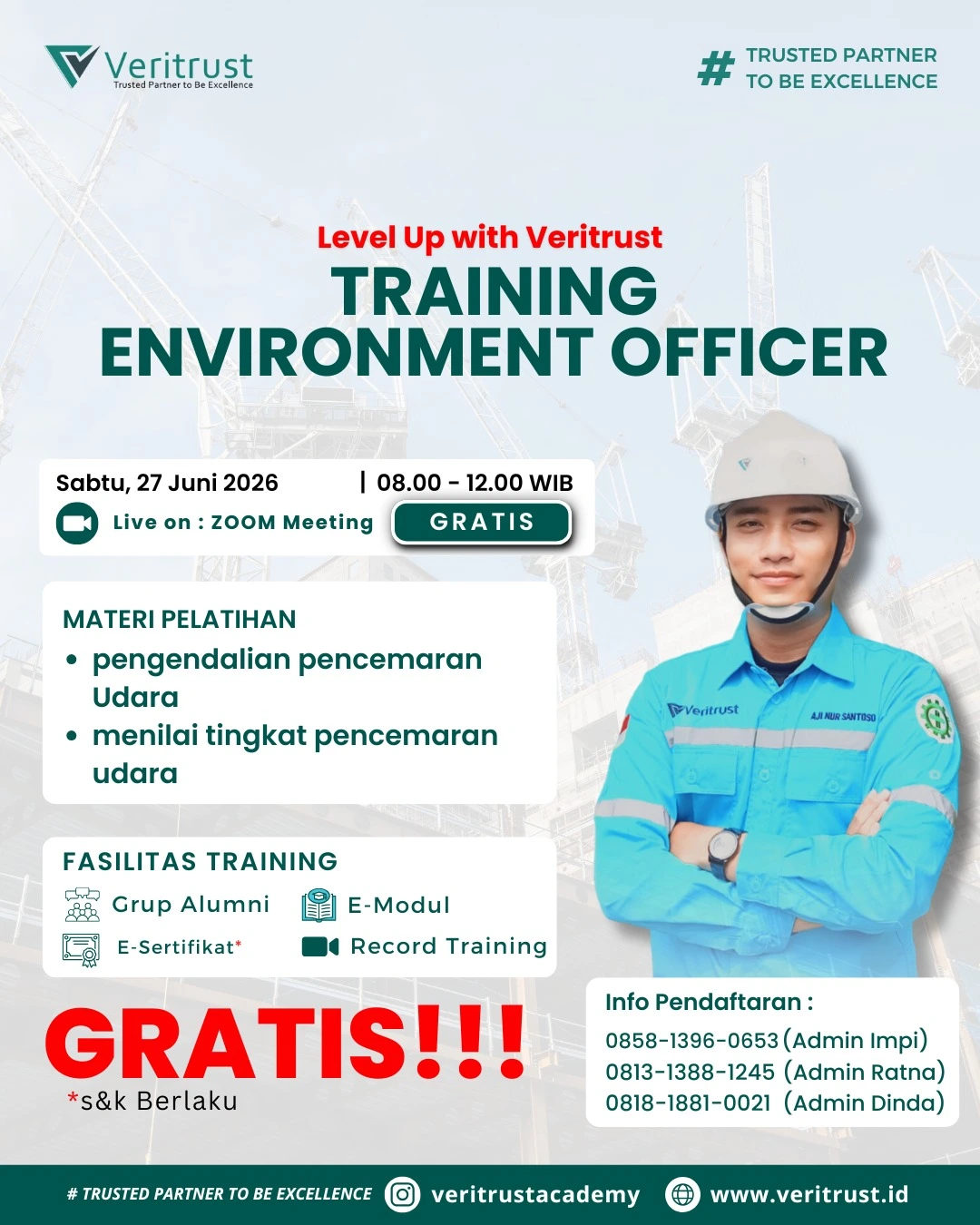 Pelatihan Lingkungan Gratis
