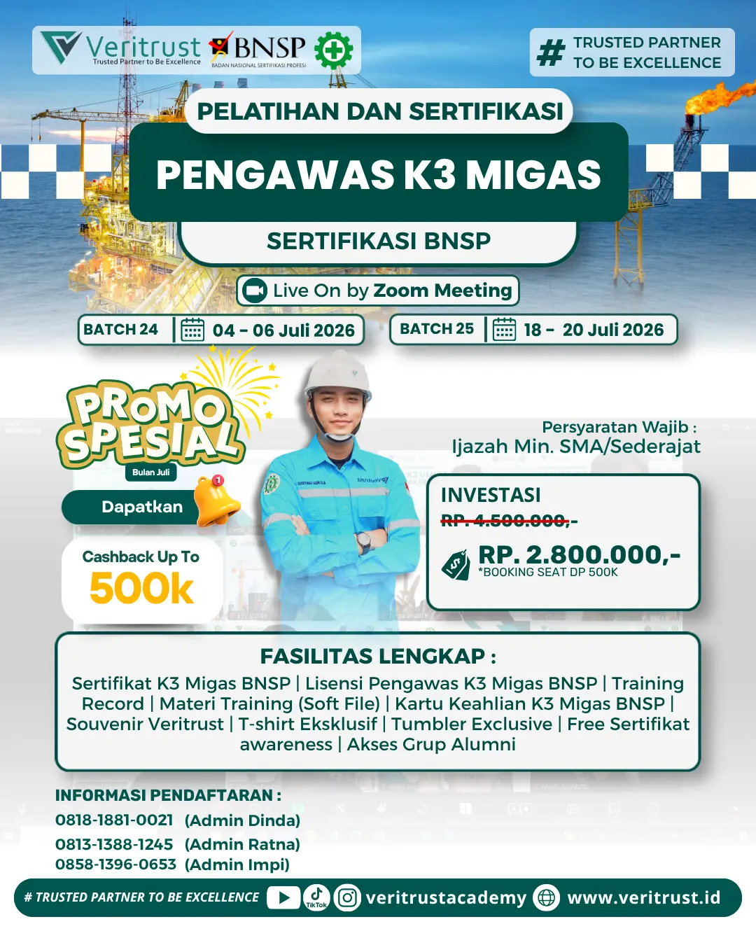 Pelatihan K3 Migas Gratis