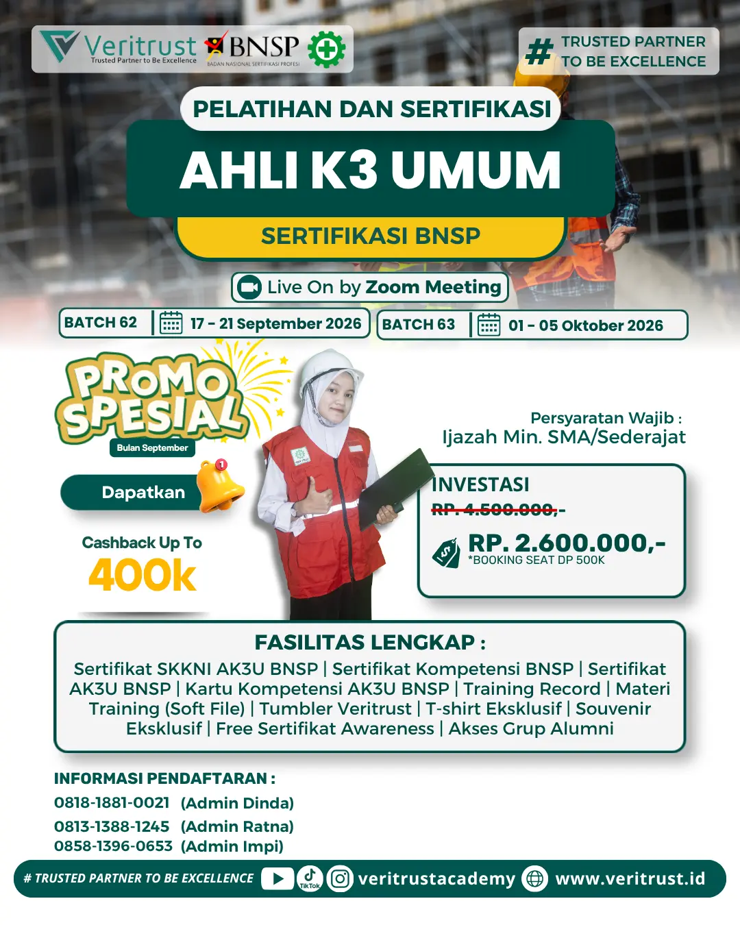 Ahli K3 Umum BNSP