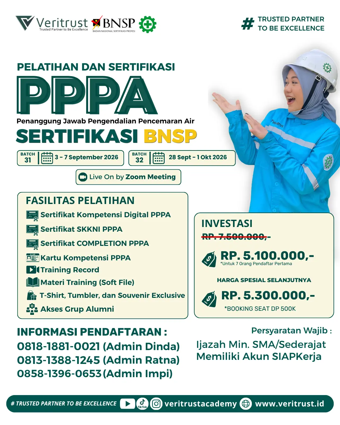 Pelatihan PPPA Sertifikasi BNSP