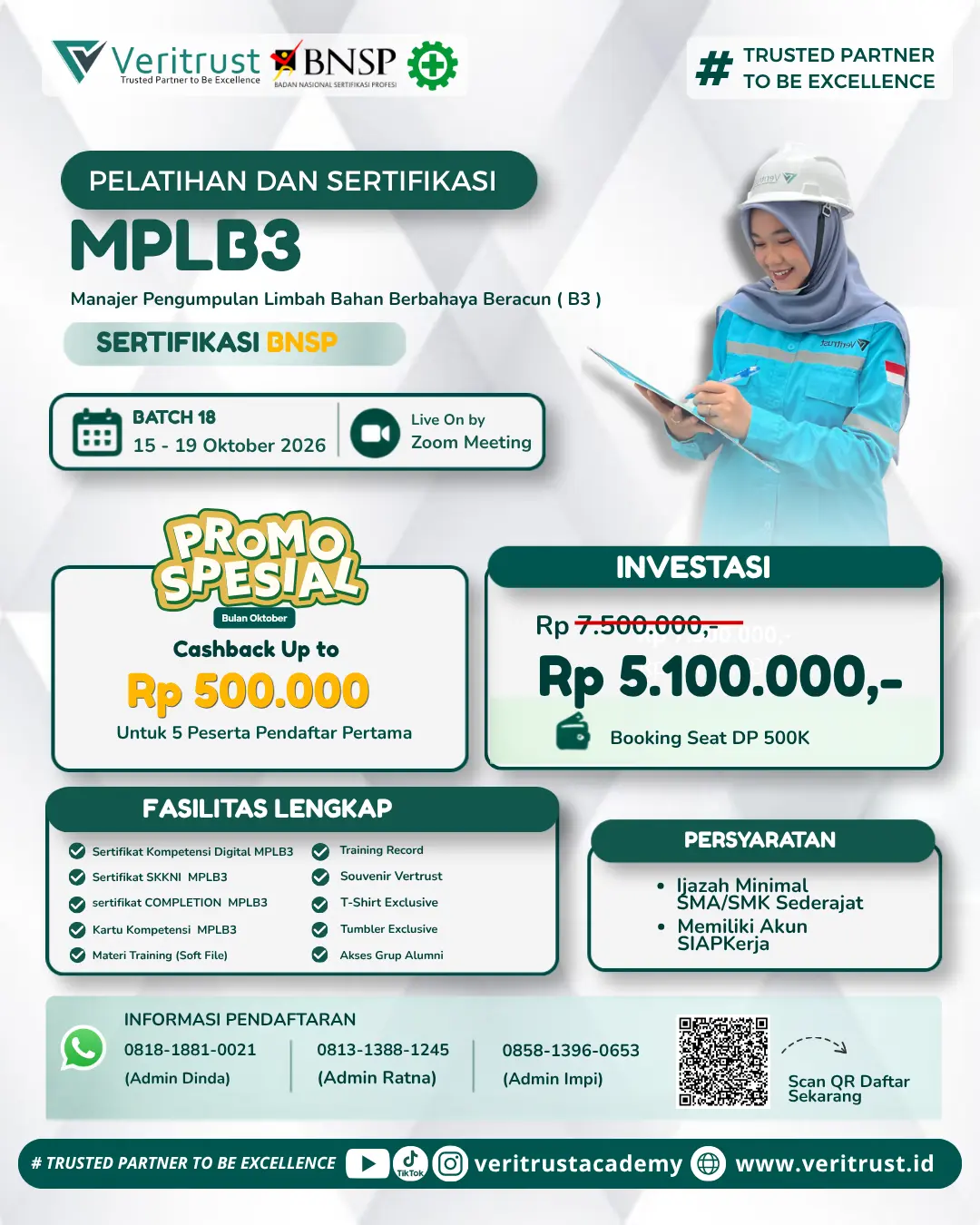 Pelatihan dan Sertifikasi MPLB3